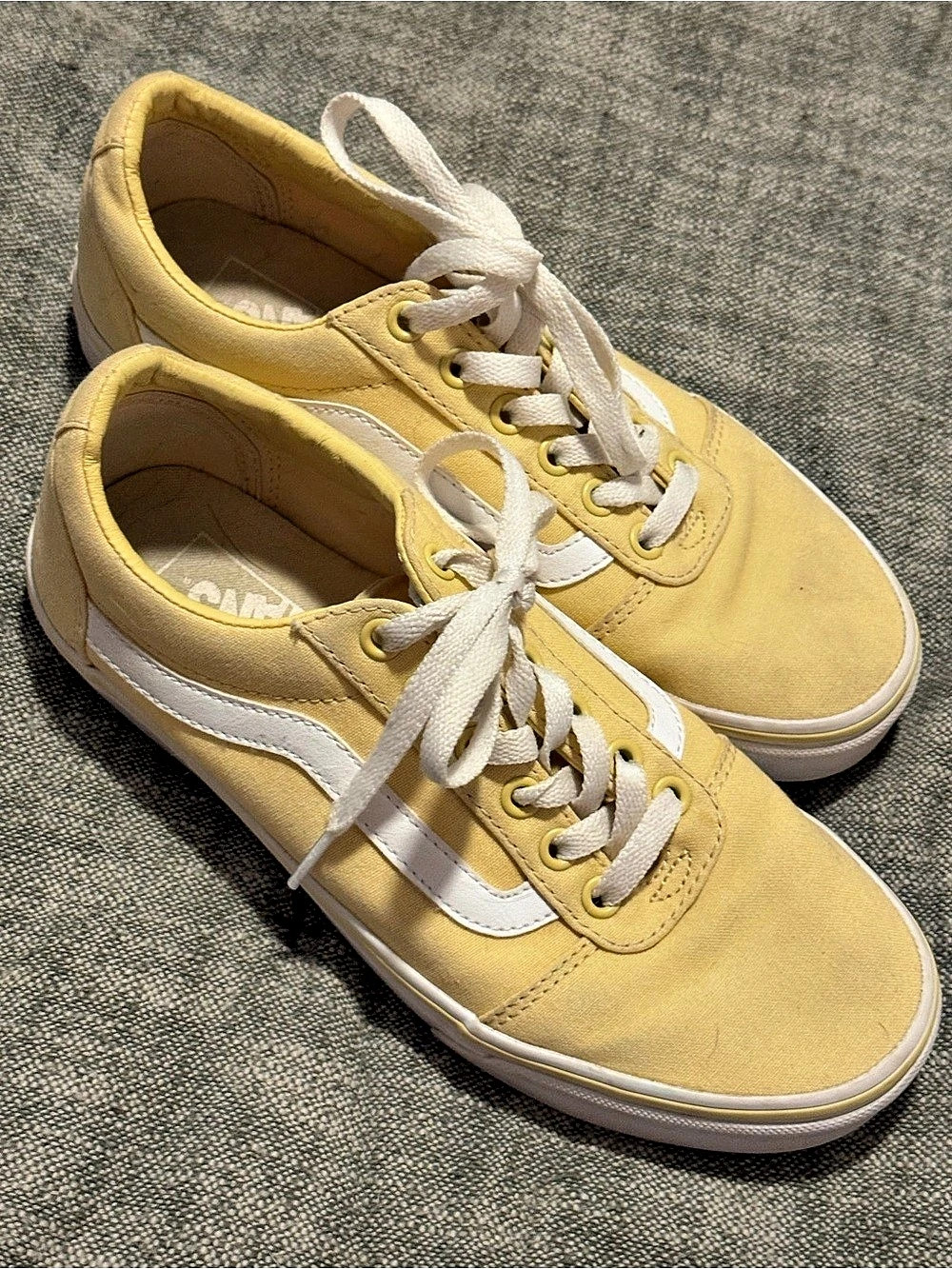 Vans Old Skool Sneakers Yellow & White US 8